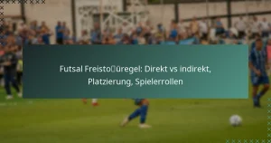 Futsal Freistoßregel: Direkt vs indirekt, Platzierung, Spielerrollen