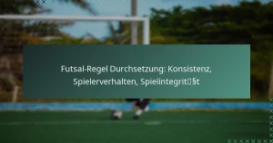 Futsal-Regel Durchsetzung: Konsistenz, Spielerverhalten, Spielintegrität